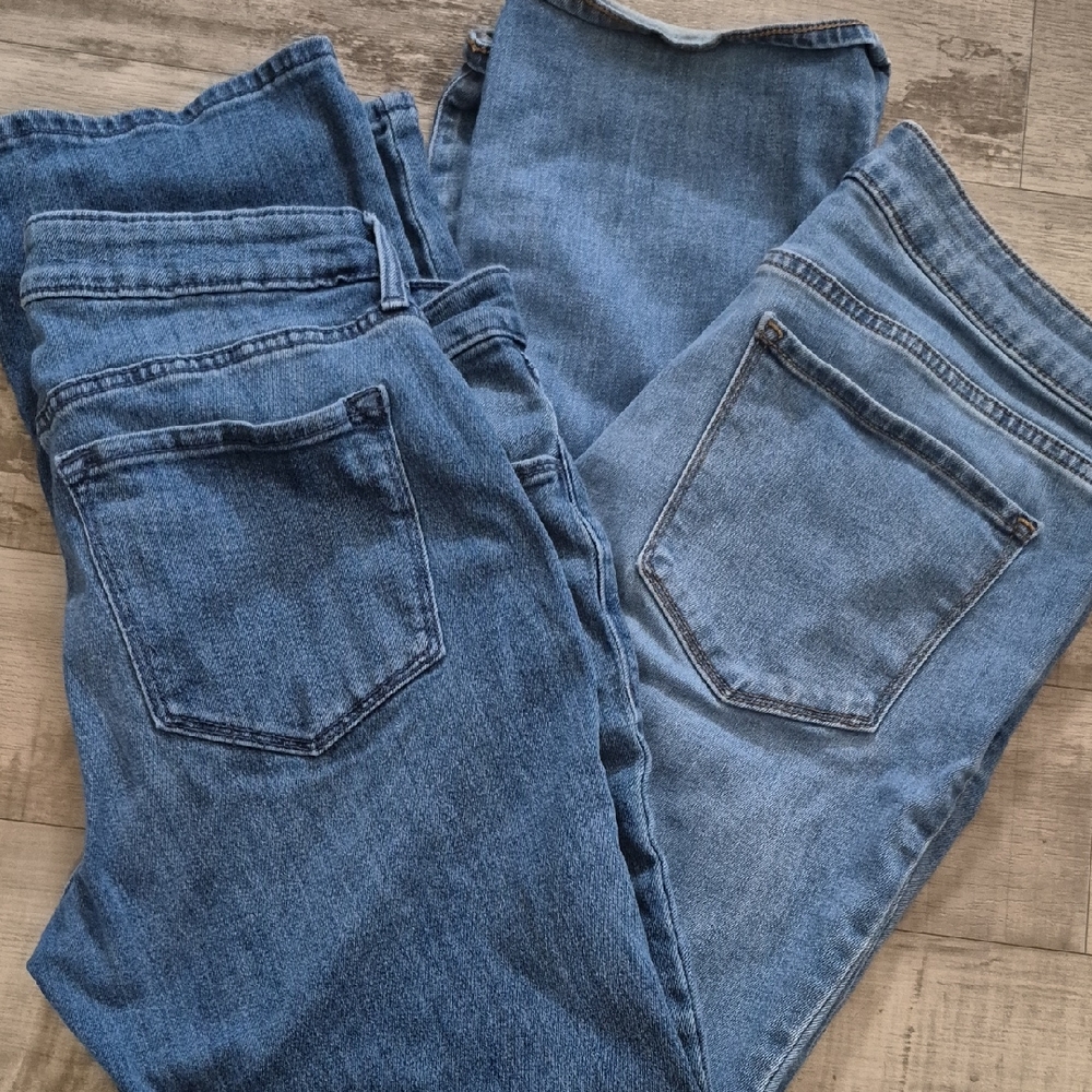 Old Navy Women's Denim Jeans - Blue and Light Blue
